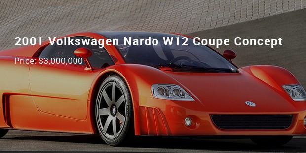 2001 volkswagen nardo w12 coupe concept